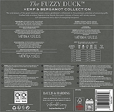 Set, 4 products - Baylis & Harding The Fuzzy Duck Men's Hemp & Bergamot Luxury Gown Set — photo N3