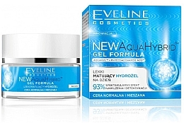 Fragrances, Perfumes, Cosmetics Hydrogel for Normal and Combination Skin - Eveline Cosmetics Aqua Hybrid Gel Formula