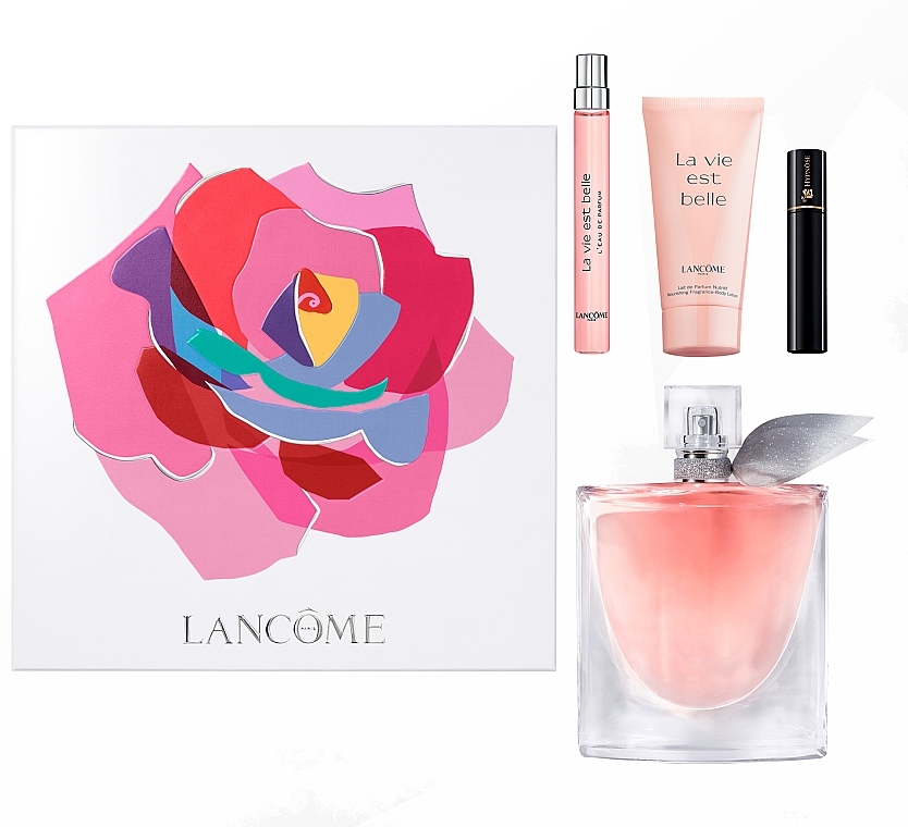 Lancome La Vie Est Belle - Set (edp/100ml + edp/10ml + b/lot/50ml + mascara/2ml) — photo N1