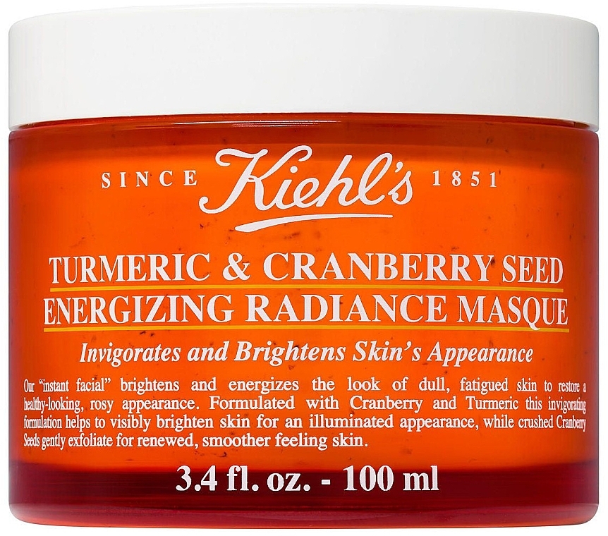 Instant Glow Mask - Kiehl`s Turmeric and Cranberry Seed Mask — photo N1