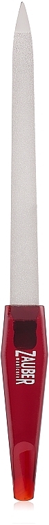 Metallic Sapphire Nail File, 18 cm - Zauber — photo N1