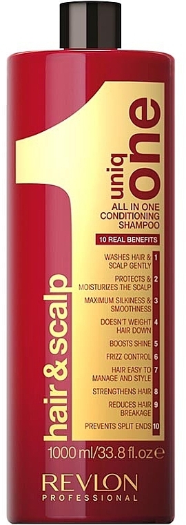 Hair Shampoo-Conditioner - Revlon Revlon Professional Uniq One All In One Conditioning Shampoo — photo N7