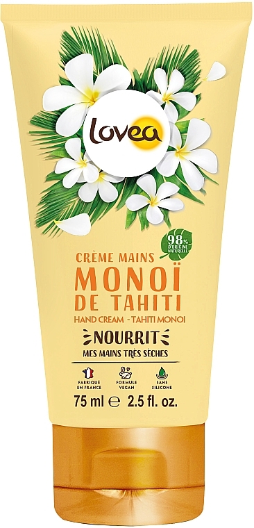 Monoi Hand Cream - Lovea Hand Cream Tahiti Monoi — photo N4