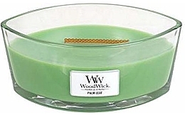 Fragrances, Perfumes, Cosmetics Scented Candle in Glass - WoodWick Hearthwick Flame Ellipse Candle Palm Leaf