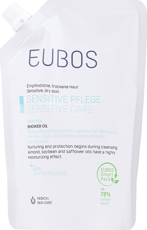 Shower Oil - Eubos Med Sensitive Skin Shower Oil For Dry & Very Dry Skin Refill (refill) — photo N1