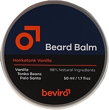 Fragrances, Perfumes, Cosmetics Beard Balm - Beviro Beard Balm Vanilla, Palo Santo, Tonka Boby