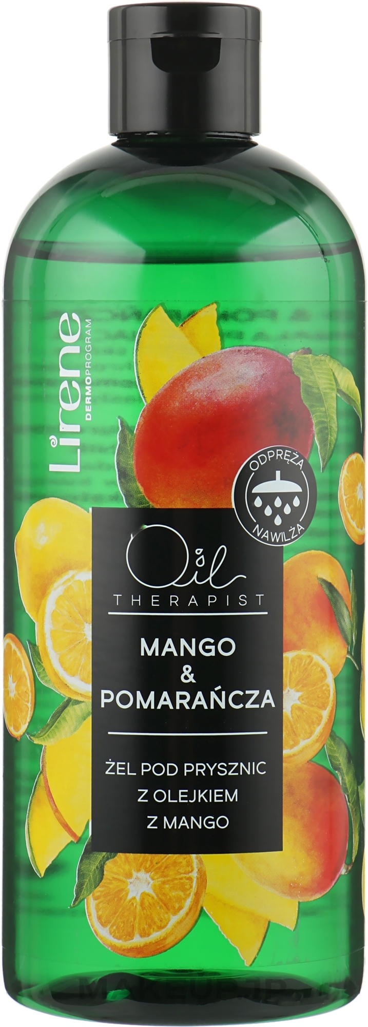 Mango Shower Gel - Lirene Shower Oil Mango & Orange Shower Gel — photo 400 ml