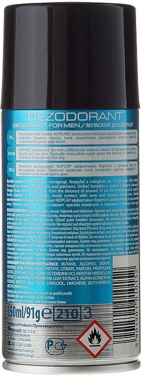 Deodorant - Pharma CF Korsarz Arctic Deodorant — photo N13