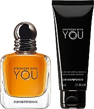 Giorgio Armani Emporio Armani Stronger With You - Set (edt/50ml+sh/gel/75ml) — photo N3