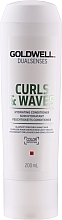 Fragrances, Perfumes, Cosmetics Curly Hair Conditioner - Goldwell Dualsenses Curls & Waves Conditioner