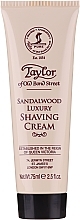 Shaving Cream "Sandalwood" - Taylor Of Old Bond Street Sandalwood Luxury Shaving Cream (in tube) — photo N6