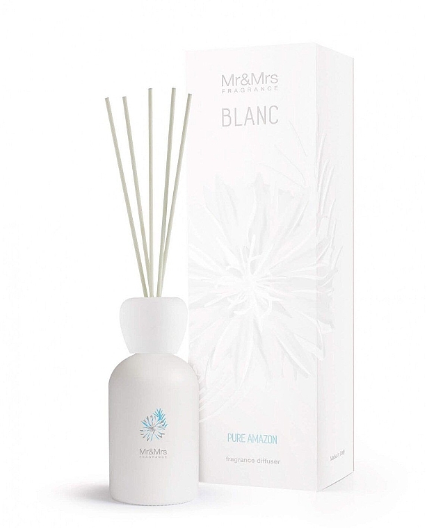 Reed Diffuser - Mr&Mrs Fragrance Blanc Pure Amazon — photo N1