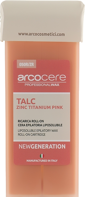 Cartridge Wax 'Talc' - Arcocere Wax Pink Titanium Roll-On Cartidge — photo N1