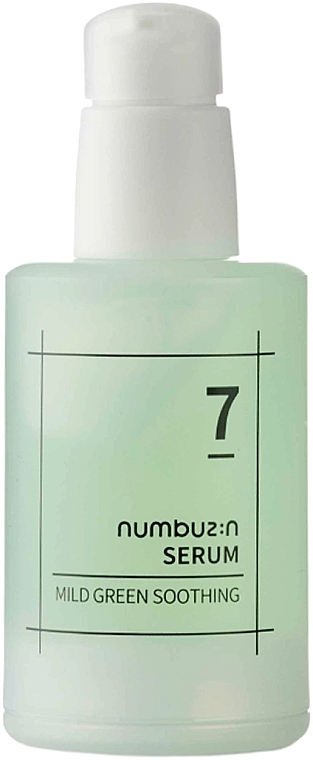  Sensitive Skin Soothing Serum for - Numbuzin No.7 Mild Green Soothing Serum — photo N1