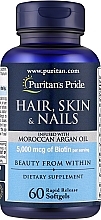 Fragrances, Perfumes, Cosmetics Hair, Skin & Nail Complex - Puritan's Pride Hair Skin Nails infused with Moroccan Argan Oil