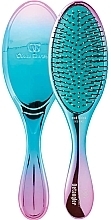 Brush for Normal & Thick Hair - Olivia Garden Aurora Blue — photo N3