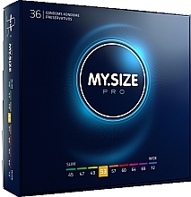 Latex Condoms, 53-size, 36 pcs - My.Size Pro — photo N1