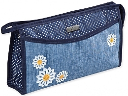 Makeup Bag "Camomiles", 98208, with floral print - Top Choice — photo N1