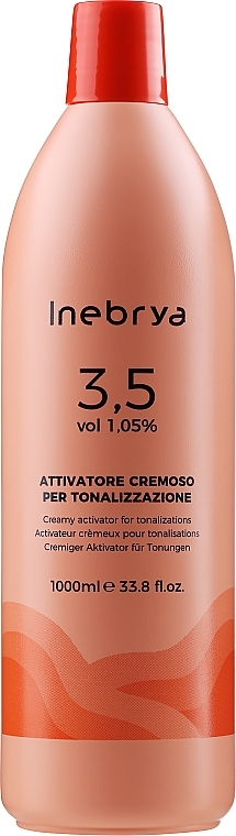 Toning Activator Cream 1.05% - Inebrya Creamy Activator for Tonalizations — photo N1