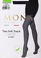 Tina Soft Touch Tights 60 Den, black coffee - MONA — photo N1