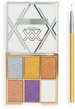 Fragrances, Perfumes, Cosmetics Makeup Palette - XX Revolution Mixxed Metals Water Liner Palette