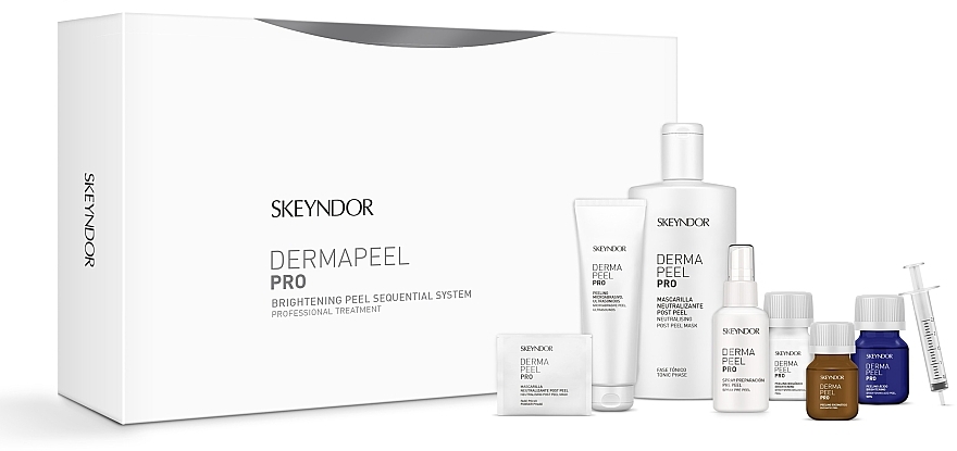 Brightening Peel Sequential System, 6 products - Skeyndor Dermapeel Pro Brightening Peel Sequential System — photo N1