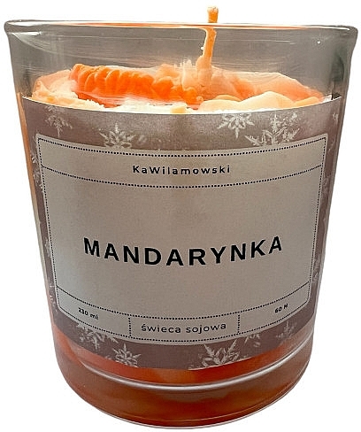 Tangerine Scented Soy Candle - KaWilamowski Mandarin — photo N1