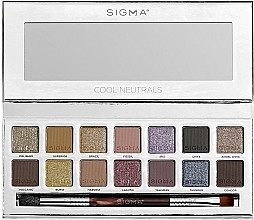 Eyeshadow Palette - Sigma Beauty Cool Neutrals Eyeshadow Palette — photo N1