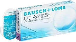Fragrances, Perfumes, Cosmetics Contact Lenses, curvature 8.5mm, 3 pcs - Bausch & Lomb Ultra