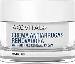 Fragrances, Perfumes, Cosmetics Anti-Wrinkle Night Face Cream - Axovital Anti-Wrinkle Renewal Night Cream