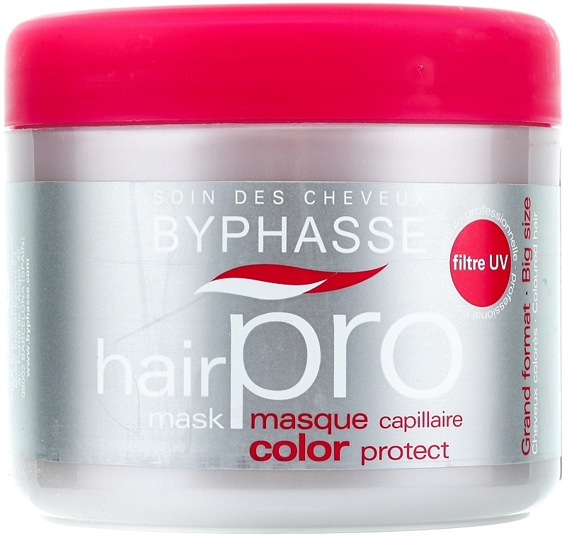 Protection Hair Mask for Color-Treated Hair - Byphasse Hair Pro Mask Color Protect — photo N1