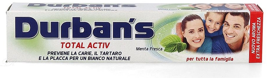 Total Active Toothpaste - Durban`s Total Activ Fresh Mint — photo N1