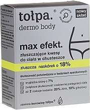 Fragrances, Perfumes, Cosmetics Exfoliating Body Wipes with Acids - Tołpa Dermo Body