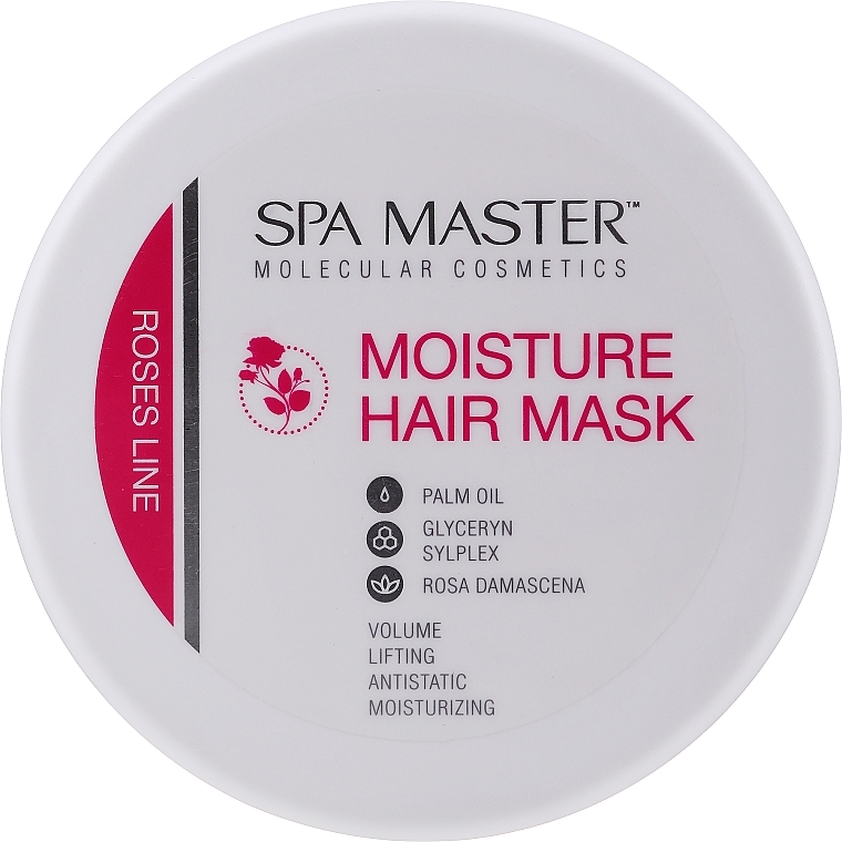 Moisturizing Hair Mask with Bulgarian Rose Extract - Spa Master — photo N1