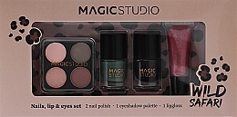 Set, 4 products - Magic Studio Wild Safari Wild Make Up — photo N1