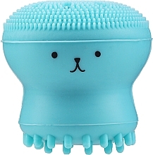 Fragrances, Perfumes, Cosmetics Silicone Pore Cleansing Brush, blue - Deni Carte