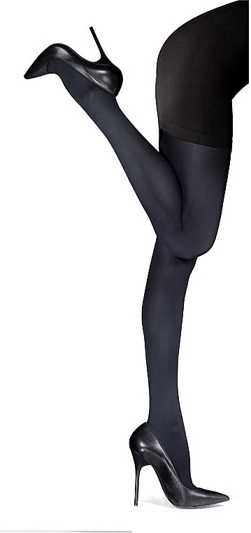 Women Tights "Mireille" 40 Den, grafit - Knittex — photo N1