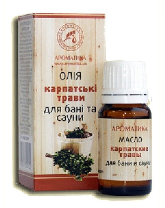 Steam Bath & Sauna Essential Oil "Carpathian Herbs" - Aromatika — photo N1