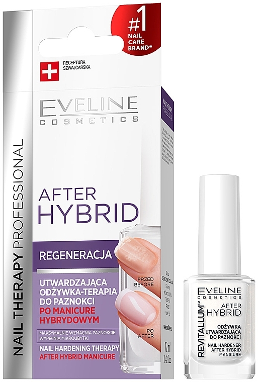 Nail Strengthening Conditioner - Eveline Cosmetics After Hybrid Manicure  — photo N1