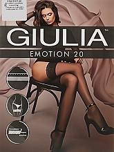 Stockings "EMOTION" 20 DEN, caramel - Giulia — photo N6