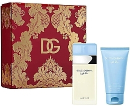 Fragrances, Perfumes, Cosmetics Dolce & Gabbana Light Blue - Set (edt/50ml + b/cr/50ml)