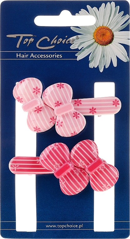 Hair Claws, 24917, pink and red - Top Choice — photo N4