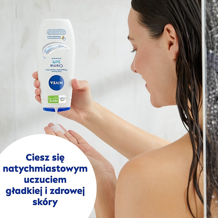 Shower Care Gel "Moisturizing and Care" - NIVEA Bath Care Creme Soft Shower Gel — photo N3