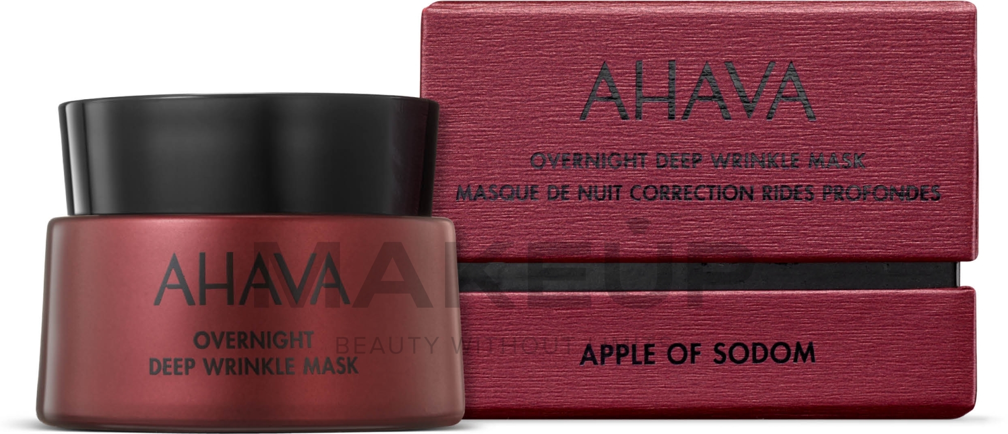 Anti Deep Wrinkle Mask - Ahava Apple of sodom Overnight deep wrinkle Mask — photo 50 ml