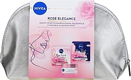 Set - Nivea Rose Touch (cr/2x50ml + bag/1pc)  — photo N1