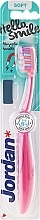 Fragrances, Perfumes, Cosmetics Kids Toothbrush, Hello Smile, Soft, pink - Jordan Hello Smile Soft