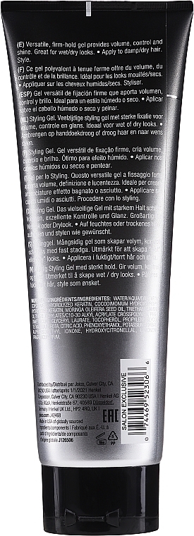 Strong Hold Styling Gel (Hold 8) - Joico Style and Finish Joigel Firm Styling Gel Hold 8 — photo N2