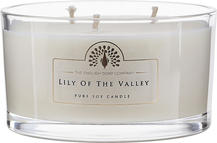 Scented Candle 'Lilly of the Valley' - The English Soap Company Lily Of The Valley Triple Wick Candle — photo N14