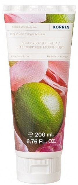 Smoothing Ginger & Lime Body Milk - Korres Ginger Lime Body Smoothing Milk — photo N1