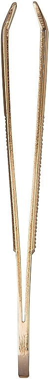 Curved Tweezer, golden, 8 cm - Titania — photo N1